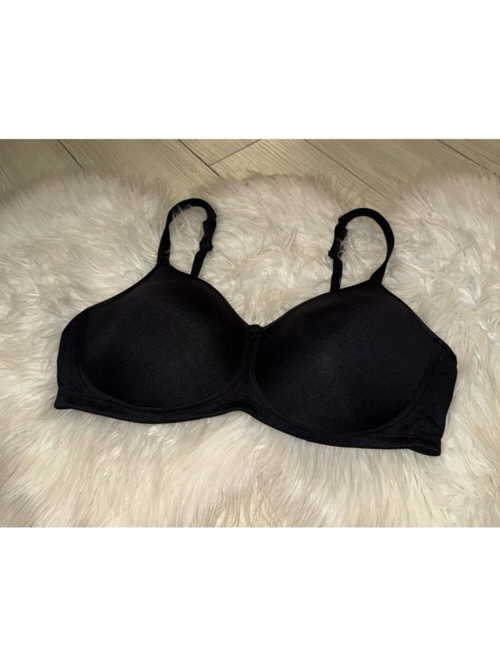 Amoena Mara SBP 44865 Mastectomy Pocketed Bra Lined Wire Free Womens 42B Black